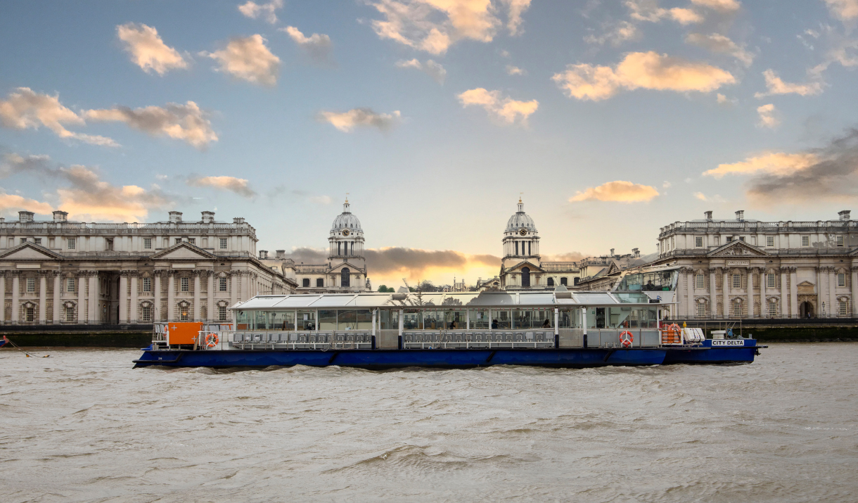 City Cruises in Greenwich at the Old Royal Naval College